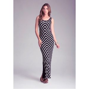 BEBE Color Block Maxi Dress | Size M